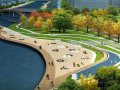 [西安]绿色生态滨湖湿地公园景观设计方案
