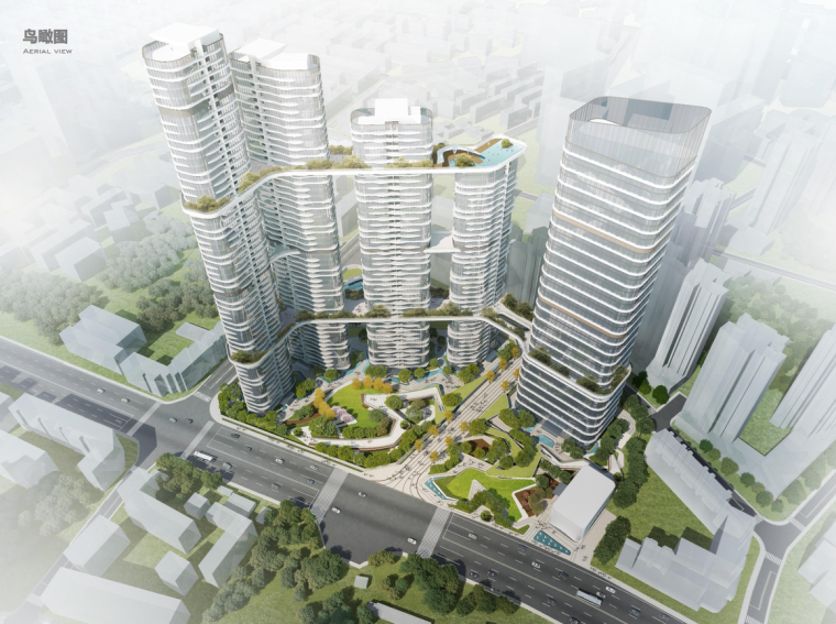 现代简约高层住宅区资料下载-[成都]现代都市豪华体验高层住宅区景观设计