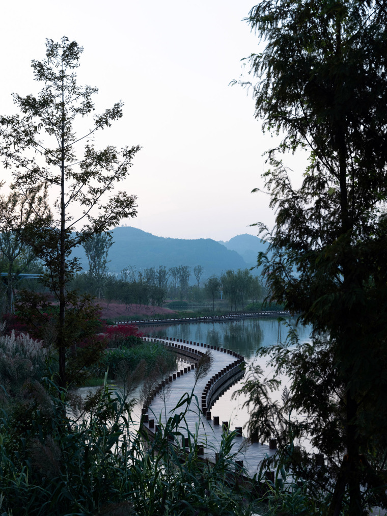 四川南部水城禹迹岛公园