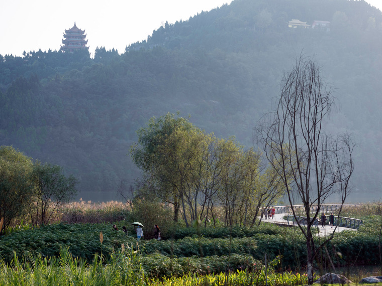 四川南部水城禹迹岛公园