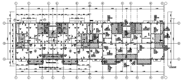 多层安置房住宅立面资料下载-多层安置房混凝土框架结构施工图CAD