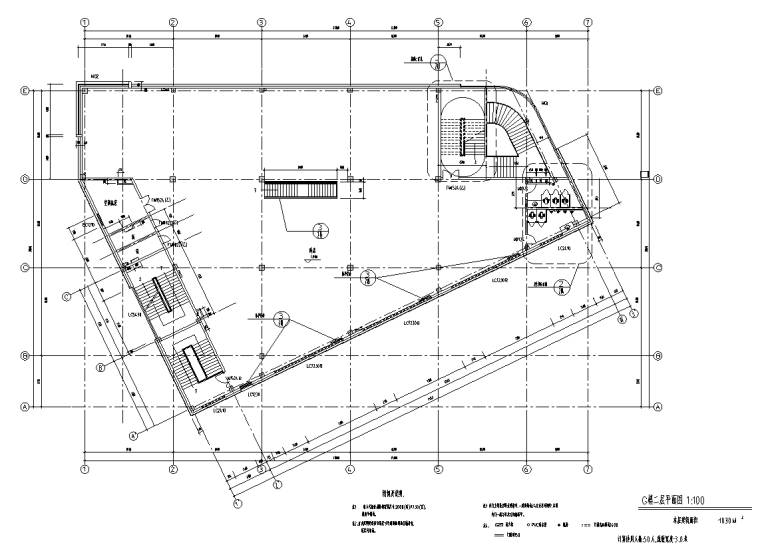 商铺施工结构资料下载-江西某商业街四层商铺混凝土结构施工图CAD