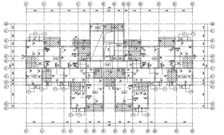 3层剪力墙施工图资料下载-四川26层剪力墙安置房混凝土结构施工图CAD