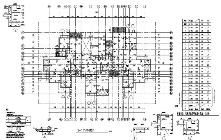 2层混凝土结构资料下载-某22层安置住宅混凝土结构施工图CAD