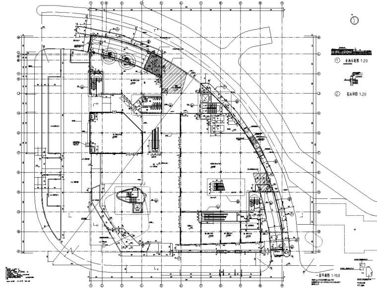 商场结构建筑施工图纸资料下载-江西四层商业混凝土结构施工图CAD含建筑图