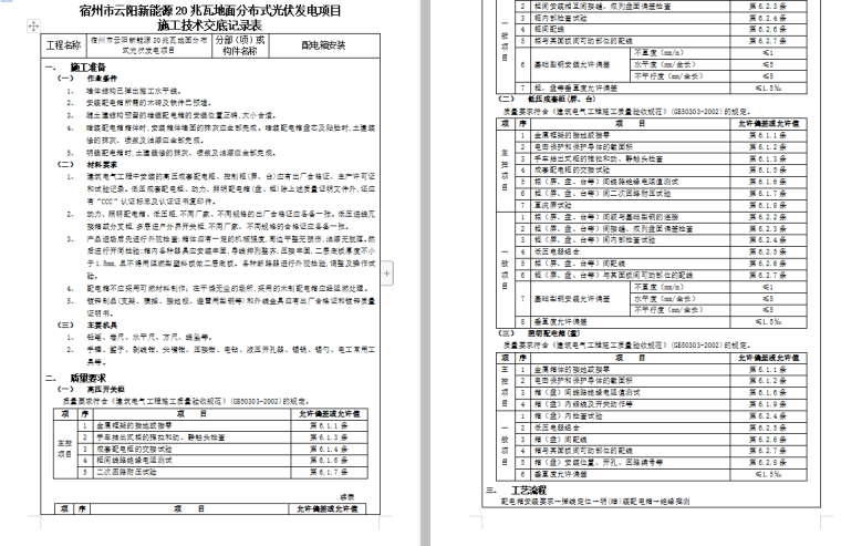 动力配电柜安装技术交底资料下载-配电箱安装技术交底