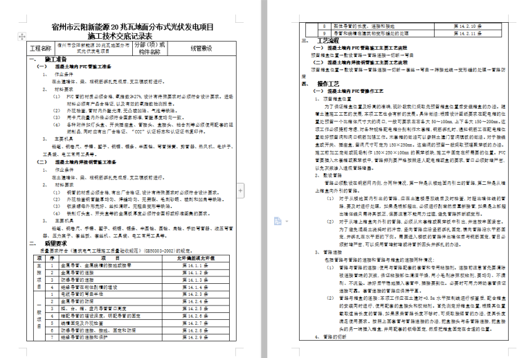 墙体线管安装资料下载-线管敷设技术交底