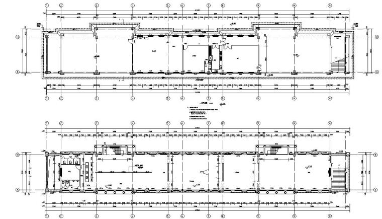 售楼部建筑设计图纸资料下载-欧式售楼部钢结构屋面结构施工图CAD含建筑
