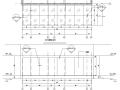 自行车锅炉房雨棚结构施工图CAD