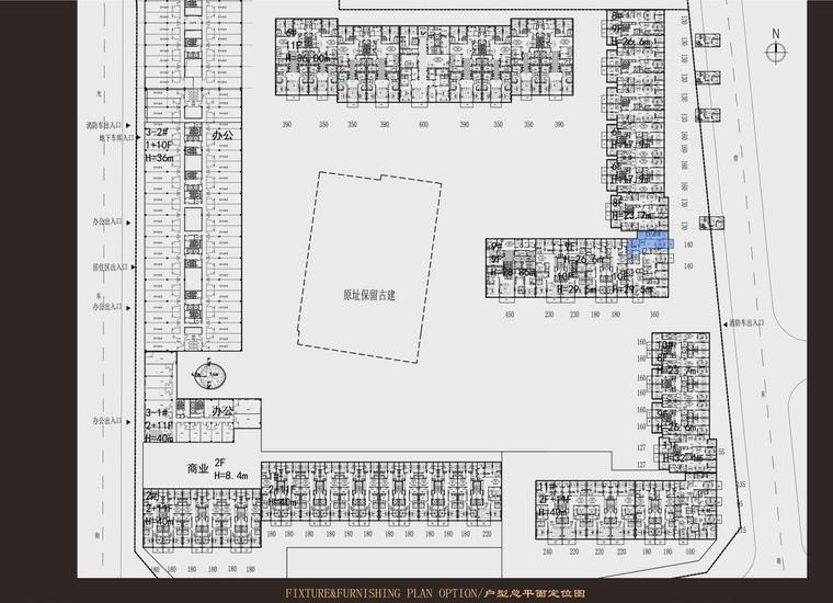 沈阳静安府首层洋房样板间资料下载-北京国安府项目五套样板间平面方案