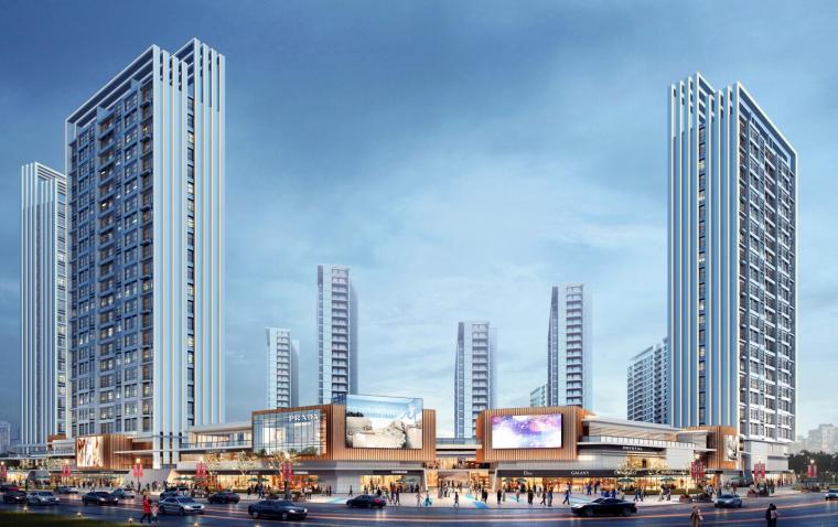 深圳中心超级综合体资料下载-[湖南]超级社区商业综合体+全业态公寓方案