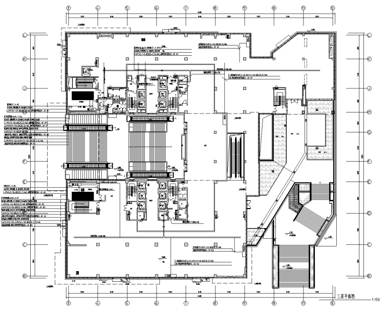 高层办公地下施工图资料下载-苏州高层综合办公楼弱电智能化施工图