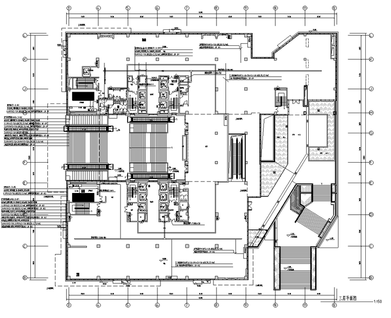 高层办公地下施工图资料下载-苏州高层综合办公楼弱电智能化施工图