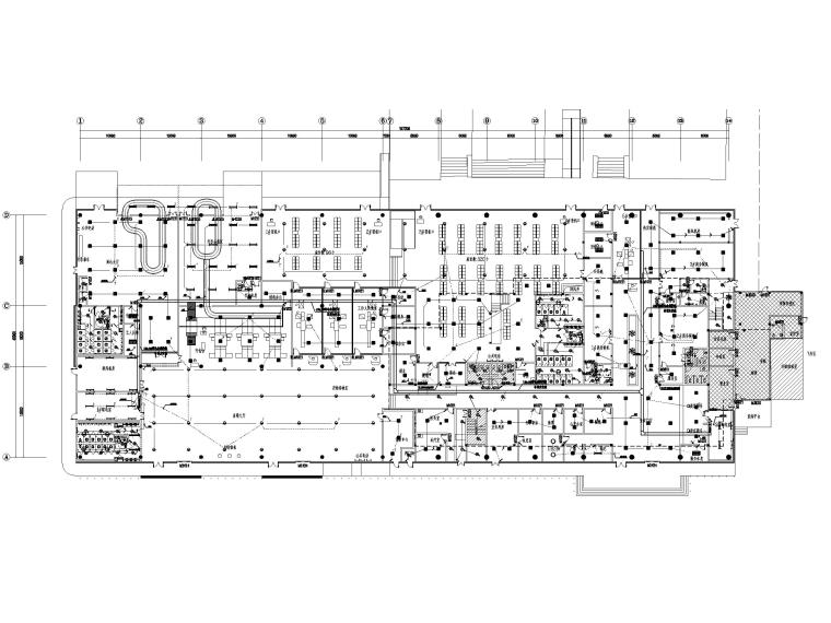 长城下的公社飞机场平面图资料下载-飞机场扩建航站楼电气施工图（2020强弱电）