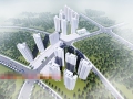 [广东]现代高层住宅建筑设计模型SU(2020)