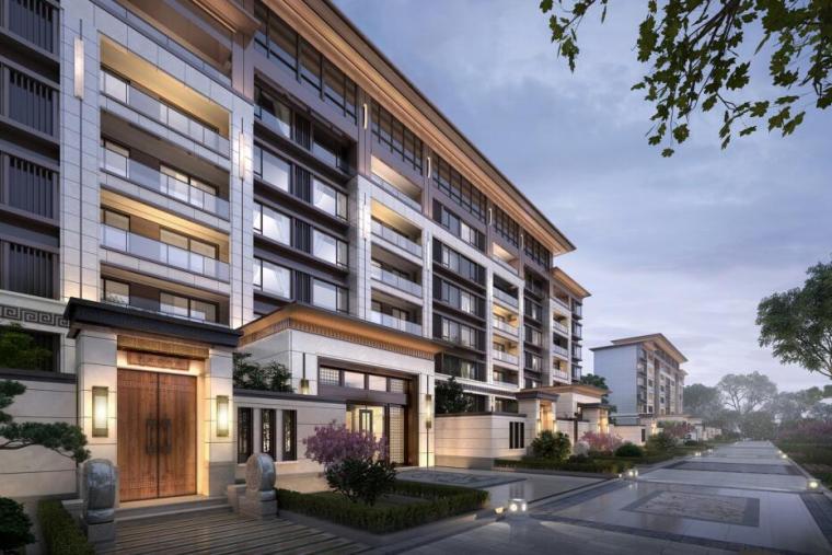 吉林住宅概念资料下载-[吉林]长春新亚洲风格洋房住宅规划设计方案