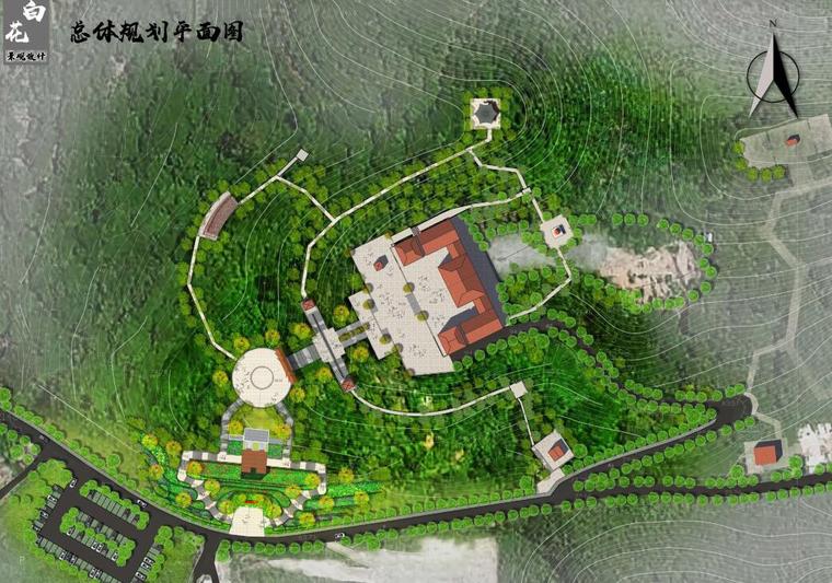 深圳山地山貌文化休闲公园景观方案设计 总体规划平面图.jpg