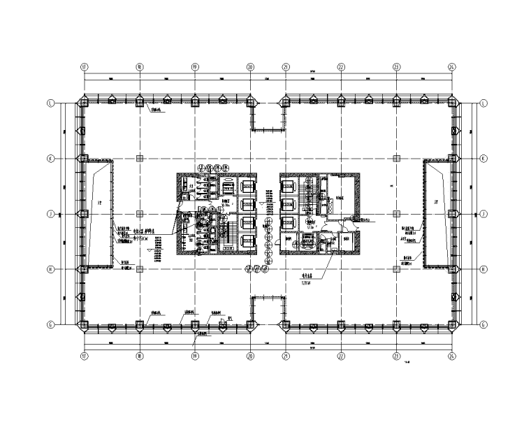 商场室内施工图设计任务书资料下载-一类高层公共建筑强弱点水暖施工图