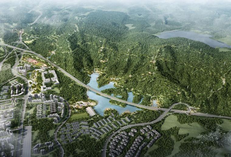 公园的山体绿化设计资料下载-[广东]自然生态山体公园设计国际竞赛方案