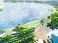 [上海]现代风格滴水湖公园景观概念方案设计
