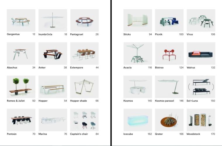 SU室外家具小品雕塑模型资料下载-室外家具产品模型91个