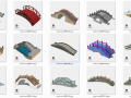 163个景观桥梁SU模型