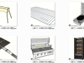 70个烧烤小品SU模型