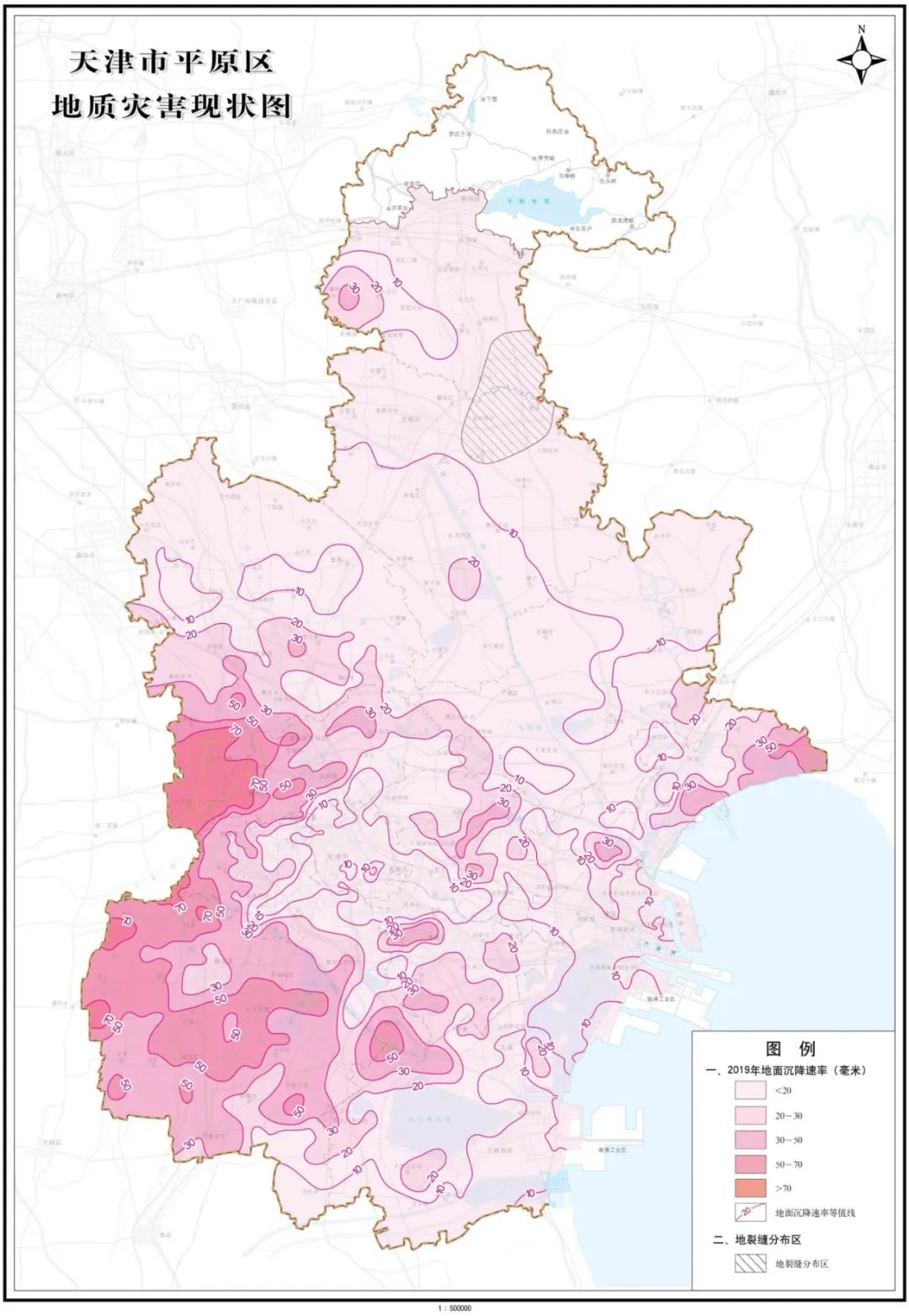 天津市北部山区地质灾害现状图