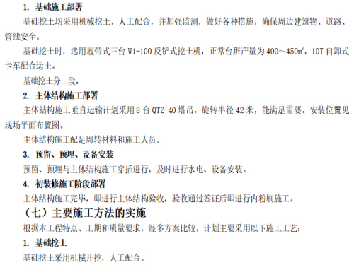 建筑工程生活区布置资料下载-中心生活区工程施工组织设计资料