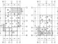 贵州四层框架小型别墅混凝土施工图CAD