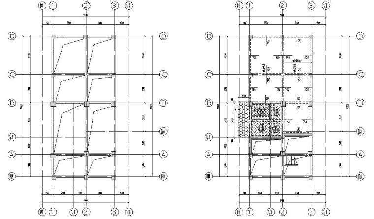 独立基础地下室施工资料下载-某小型别墅带地下室混凝土结构施工图CAD