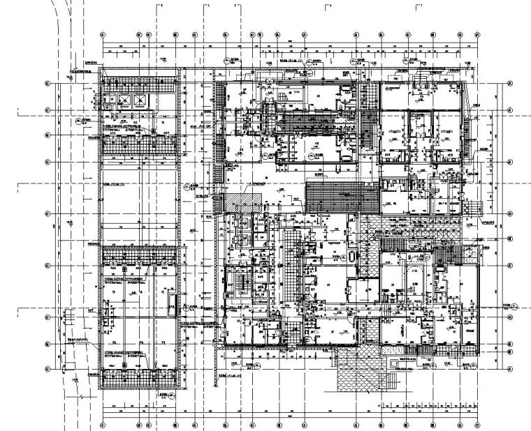 商铺施工结构资料下载-中式建筑商铺混凝土结构施工图CAD含建筑图