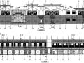 二层园林式公寓混凝土结构施工图CAD含建筑