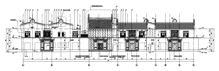 商业古建施工资料下载-多功能布局古建商业结构施工图CAD含建筑图