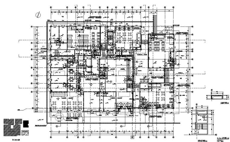 混泥土结构施工图集资料下载-二层古建商业混凝土结构施工图CAD含建筑图