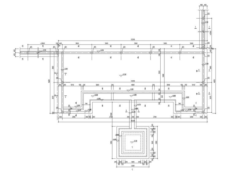 施工示范区资料下载-[昆明]示范区钢筋混凝土建筑结构施工图