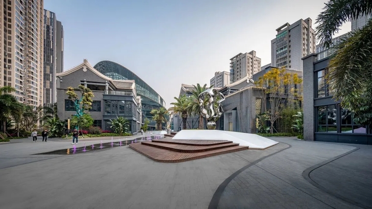 福建利郎国际创意园区景观