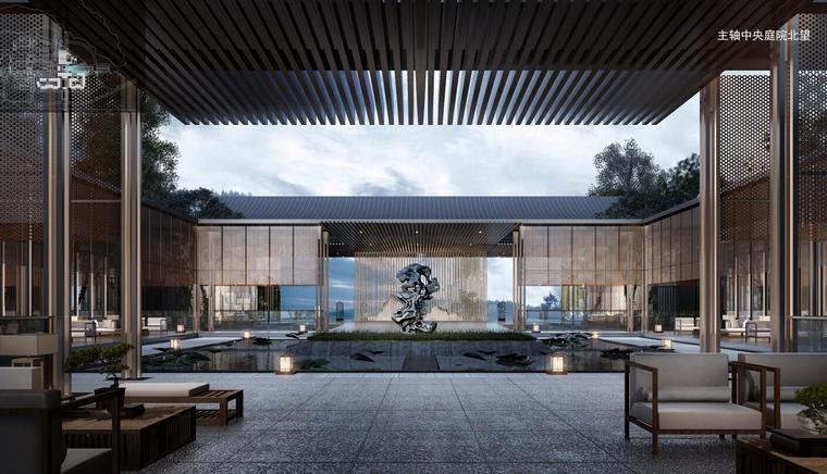 [江苏]现代中式海景国际五星级酒店建筑设计