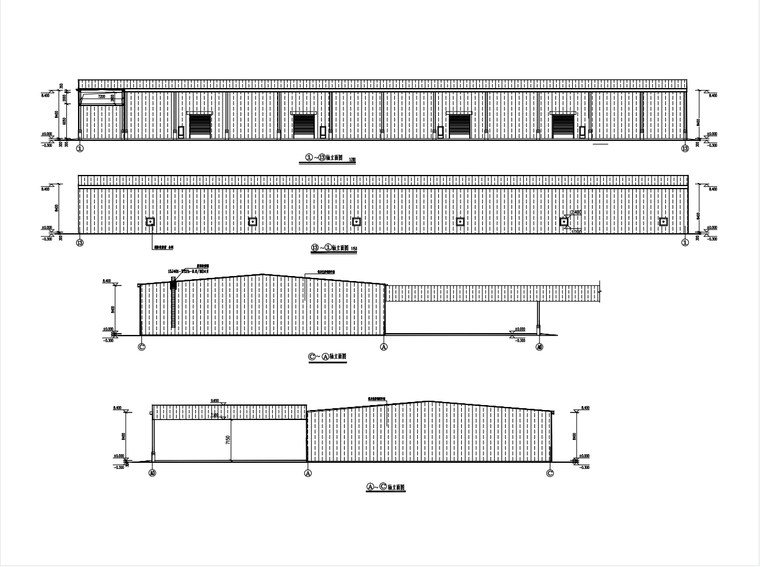 2020建筑产品选用技术资料下载-[河南]副产品包装车间建筑CAD图纸2020