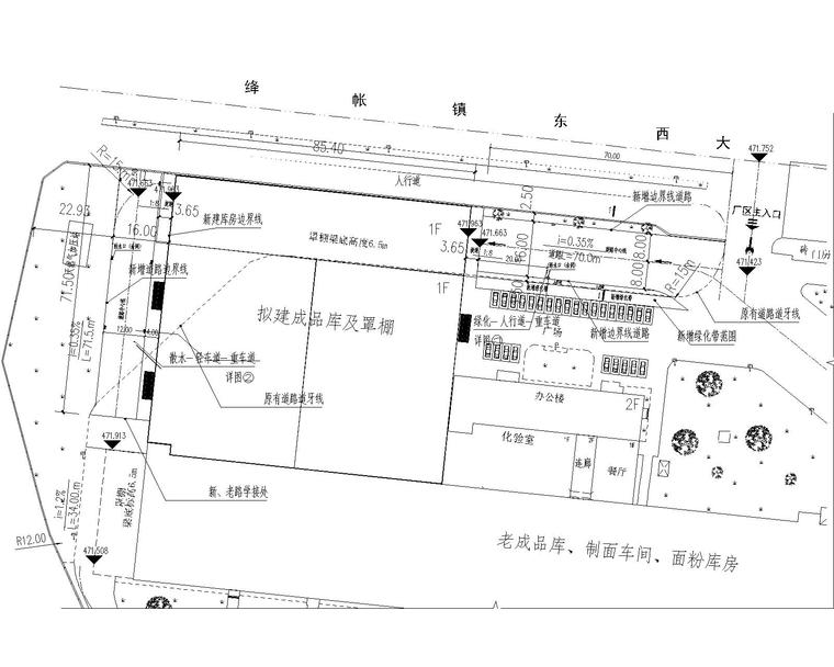 陕西项目施工图资料下载-[陕西]方便面厂高速线升级扩容室外施工图