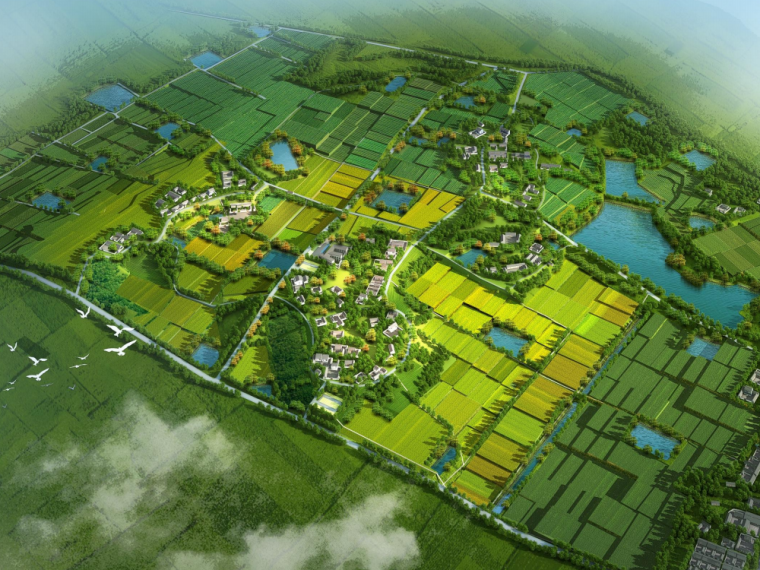 乡村景观规划CAD资料下载-特色田园乡村景观规划设计方案