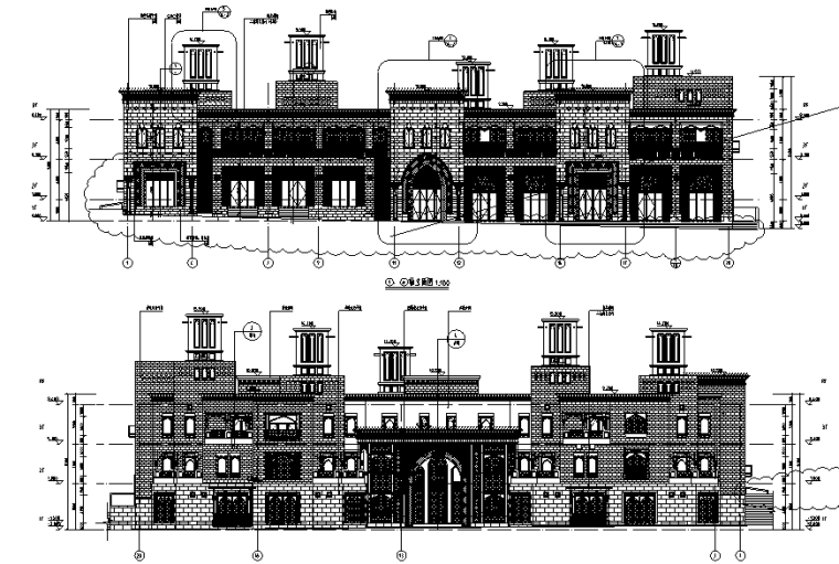 建筑竞赛图带CAD资料下载-商铺带公寓混凝土结构施工图CAD含建筑图