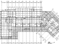 四层L型布置酒店混凝土结构施工图CAD