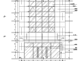 北京某企业办公楼铝塑玻璃幕墙施工图CAD