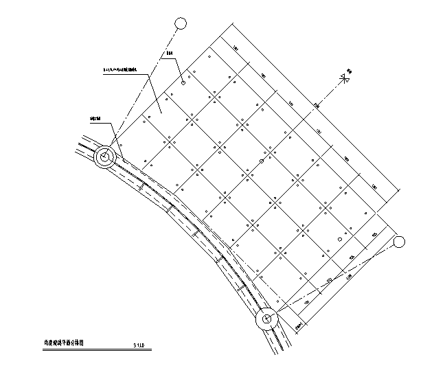 防水点施工图资料下载-某酒店点式玻璃雨棚施工图CAD