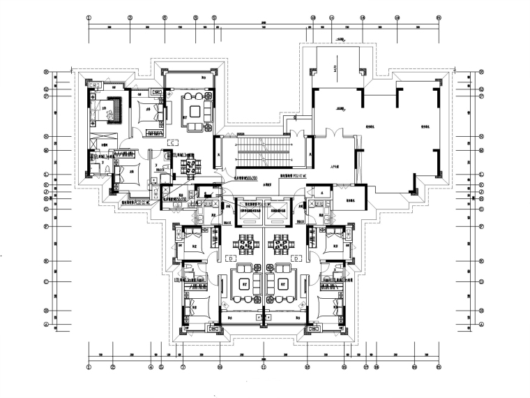 5层住宅楼建筑设计图资料下载-30层框支剪力墙结构住宅楼电气施工图