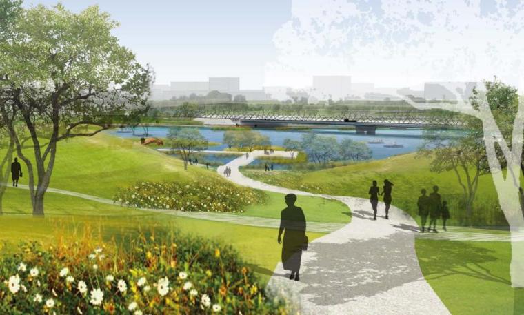 生态中庭方案设计资料下载-[陕西]滨水生态溪湖公园景观方案设计