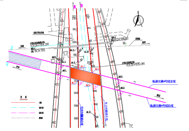 广州轨道交通线资料下载-[重庆]隧道穿越轨道交通线专项施工方案