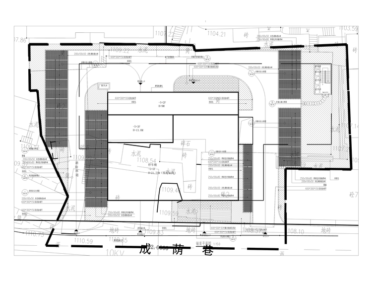 城市主干道绿化景观资料下载-[贵阳]主干道工程景观施工图（绿化+土建）