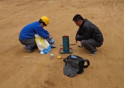 环刀压实度自动计算资料下载-环刀法压实度自动计算程序灰土